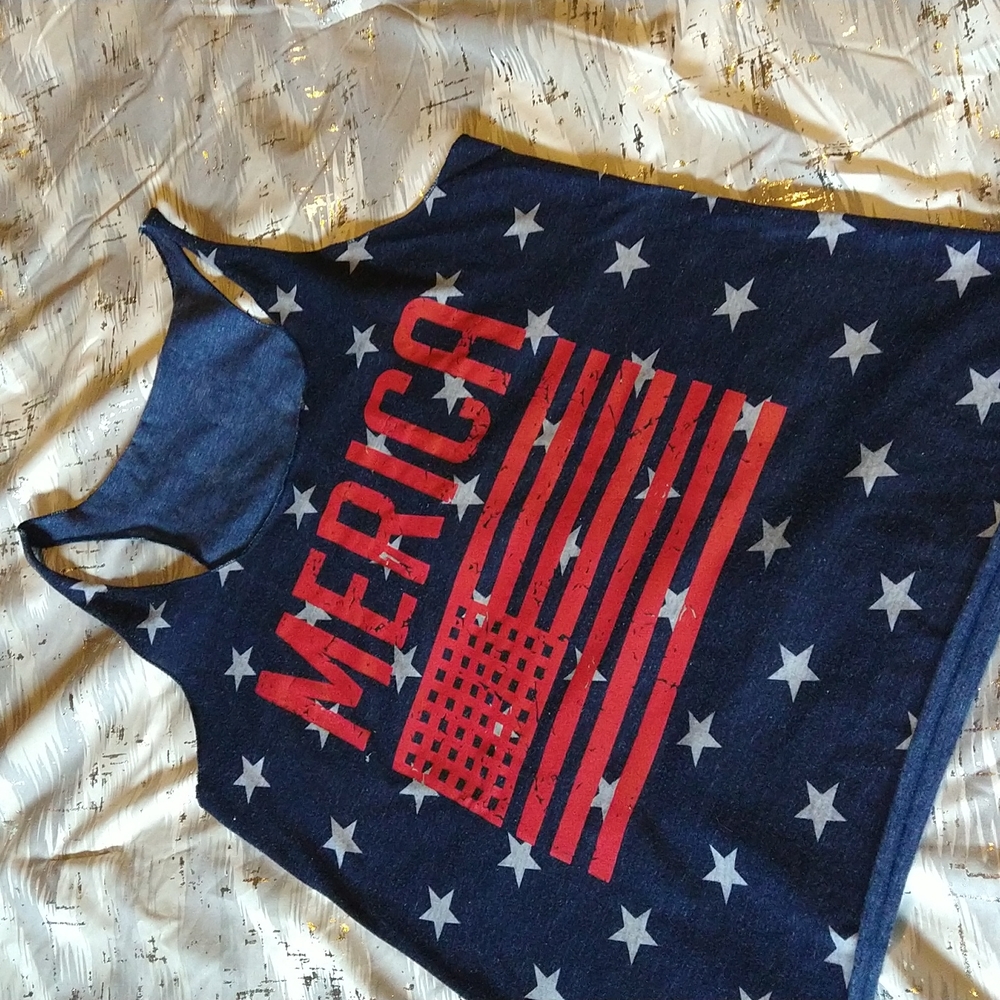 Size M: 'Merica tank